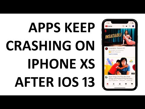 Apps constantly crashing on Apple iPhone XS after iOS 13