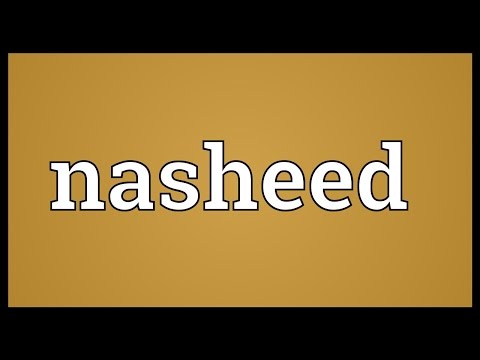 nasheed-meaning