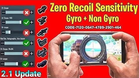 Zero Recoil🔥Sensitivity CODE + Control Setting PUBG Mobile | BGMI After Update 2.1 !! 100% Working