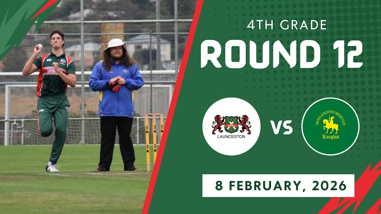 CN Men's 4th Grade match, Launceston v South Launceston Green, Round 12, Season 2025-26