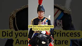 Did you notice Princess Anne's icy stare #princessanne #kingcharles #queencamilla #royal