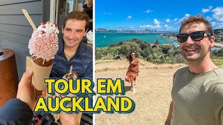 TOUR EM AUCKLAND NOVA ZELANDIA COM MUITA COMIDA | Travel and Share