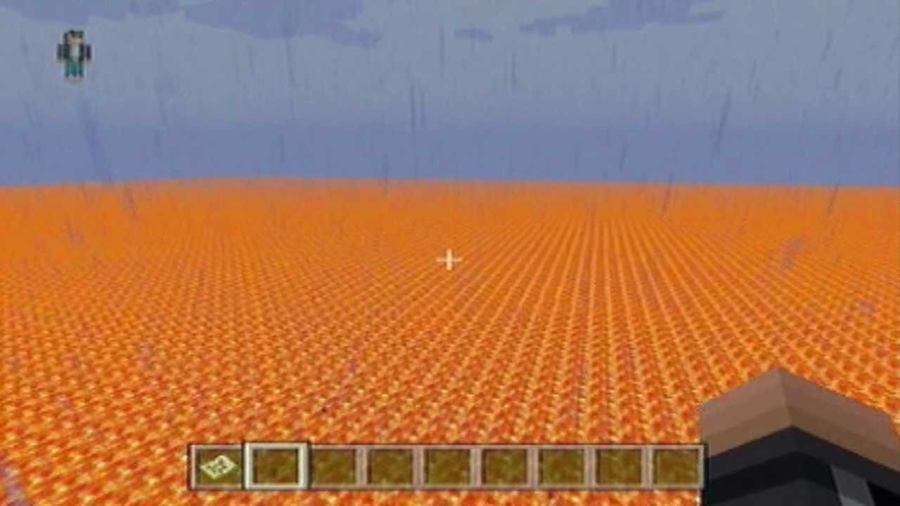Minecraft Xbox Entire Lava World - YouTube