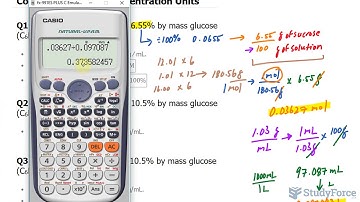 ⚗️ Converting between Concentration Units (Part 1)