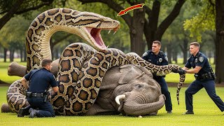 Brave Heroes Face GIANT SNAKE in EPIC Battle to Save Mother Elephant