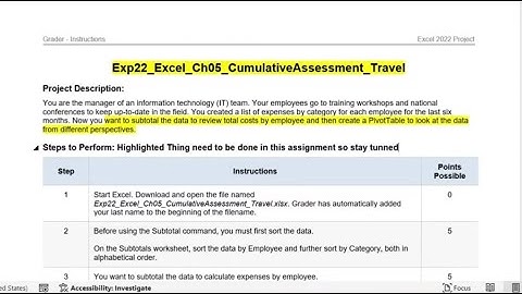 Exp22 Excel Ch05 Travel | Exp22_Excel_Ch05_CumulativeAssessment_Travel