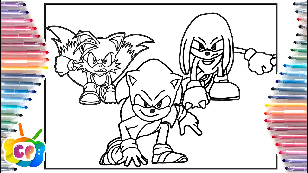 Coloring page - Sonic Unleashed