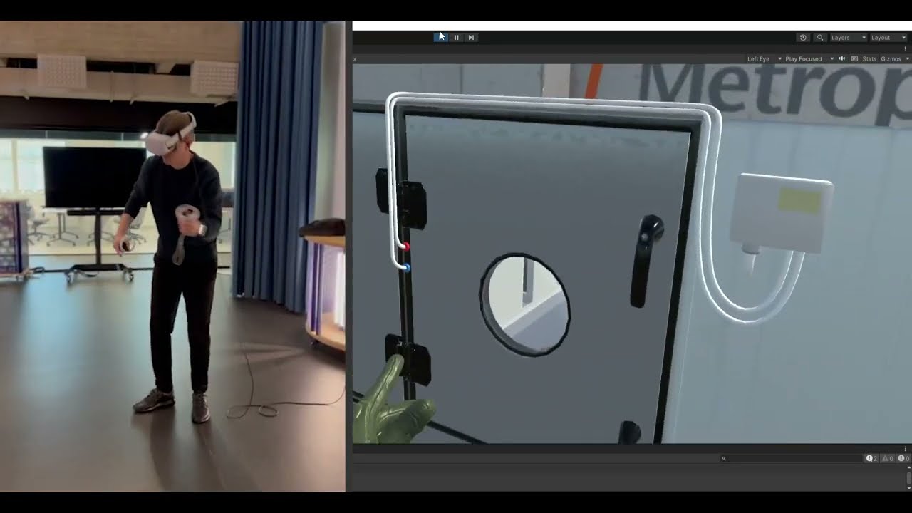 Building a VR Simulation for Equipment Training in Unity Game Engine