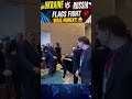 “Clash of Flags: Ukraine vs Russia Viral Scene”