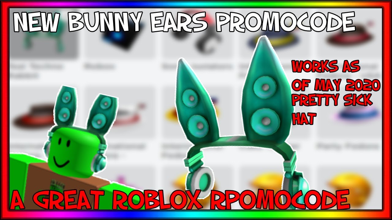 Roblox New Roblox Bunny Ears Promocode Working As Of May 2020