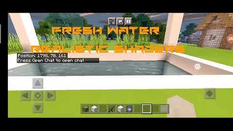 REALISTIC WATER SHADERS.         BSL,FRESH WATER