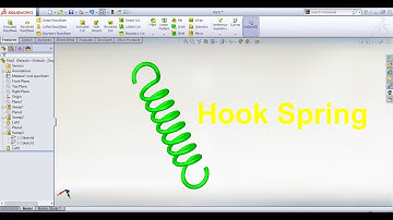 Hook Spring in Solidworks Hindi #DScadtraining  #msme #ppdc #cad #meerut #saini #dinesh #AutoCAD