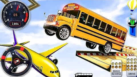 Impossible Bus Stunt Racing 2024 | Mega Ramp Driving Simulator 3D | Android GamePlay |
