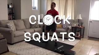 CLOCK SQUATS | Balance, Strength & Mobility Combined