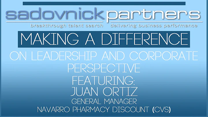 Juan Ortiz CEO Navarro Pharmacies - Leaders Making...