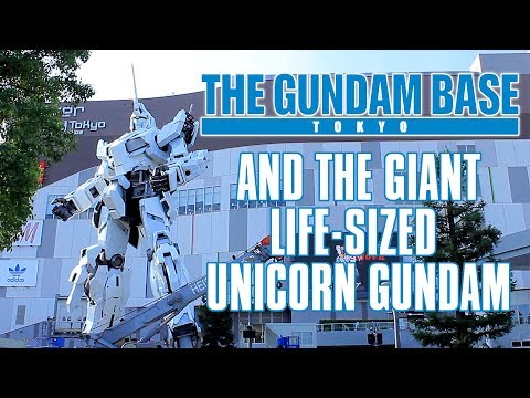 Giant Life-Sized Unicorn Gundam and The Gundam Base Tokyo FULL TOUR!