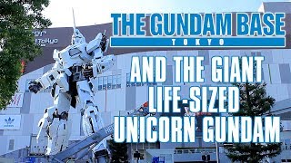 Giant LifeSized Unicorn Gundam and The Gundam Base Tokyo FULL TOUR!