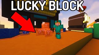 Bedwars but with lucky blocks.