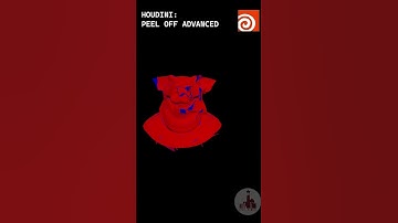 HOUDINI: PEEL OFF ADVANCED| 3D, VFX, Animation , Dynamics and Simlation  Lessons| QizilMinor