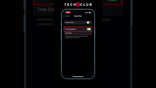 How to Change Date and Time on your iPhone (2023) #shorts