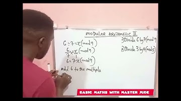 MODULAR ARITHMETIC II ( Division in Modular Arithmetic)