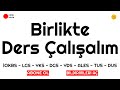 Benimle Ders Çalış - Canlı Pomodoro - 50/10 - Odaklandırıcı Ortam Sesleriyle Birlikte Ders Çalışalım