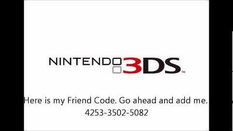 My 3DS Friend Code - READ DESCRIPTION!!!!!