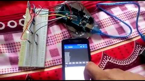 3 LED blinking using Arduino Mega 2560 and Bluetooth module HC-05