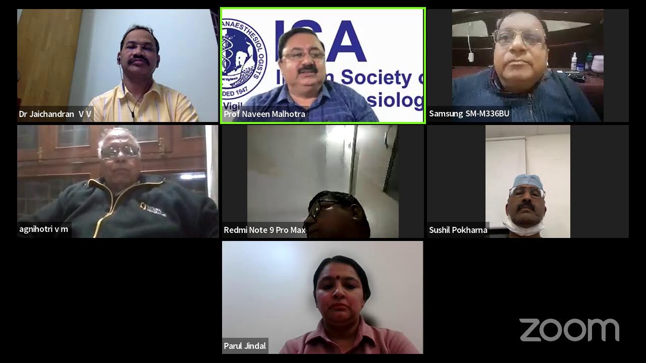 Ophthalmic Anaesthesia: Dr V V Jaichandran, Chennai