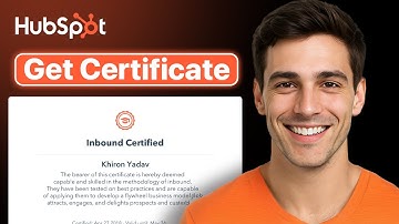 How To Easily Get Hubspot Certificate - Step By Step (2025 Guide)