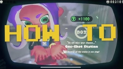 Splatoon 2 Octo Expansion How to Pass One-Shot Station (D02)