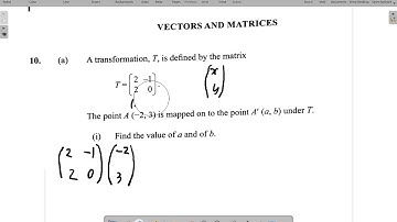 May 2018 Question 10 a i. CSEC Mathematics Past Paper Solution.