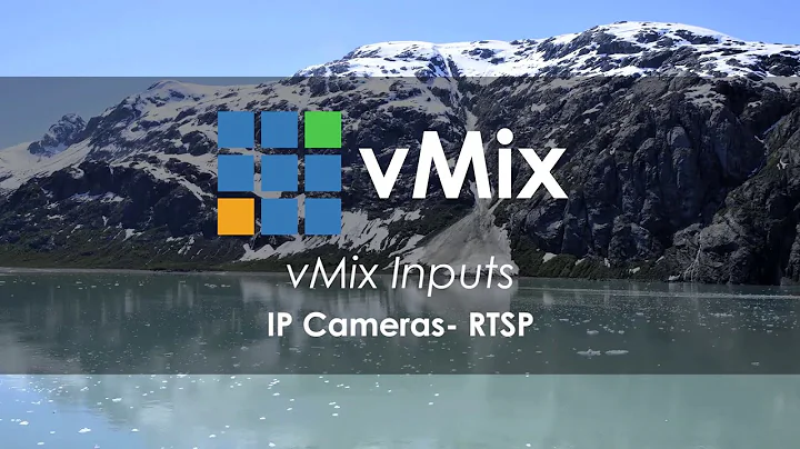 vMix Input Tutorials- Stream Input. How to add an IP Camera to vMix via RTSP.