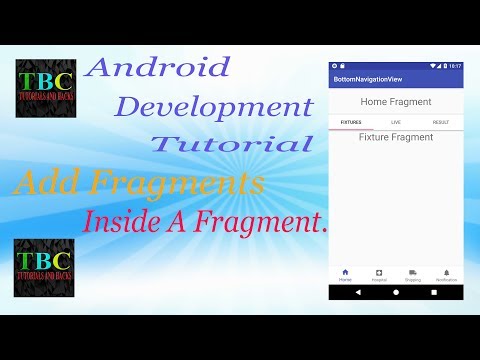 Android Development Tutorial : Add Fragments Inside A Fragment
