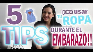 TIPS UTILIZAR TU ROPA EN LOS PRIMEROS MESES DEL EMBARAZO - YouTube