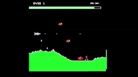 Capture of Rocket Raid Retro Acornsoft game for BBC Master