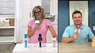 Perfect Pitch S/2 Wireless Karaoke Microphones and Recorder on QVC