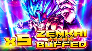 THIS IS BROKEN AND UNFAIR! 5x ZENKAI BUFFED ULTRA GOGETA IS UNSTOPPABLE! | Dragon Ball Legends