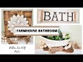 DIY Farmhouse Bathroom High End Decor | Part 1 | Dollar Tree DIY | Budget Friendly Decorations