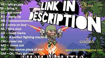 HEALTH / LIFE and GAS hacking in mini militia - Play without Death - fly without limits