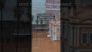 Drone footage shows the devastating floods in Rio Grande do Sol