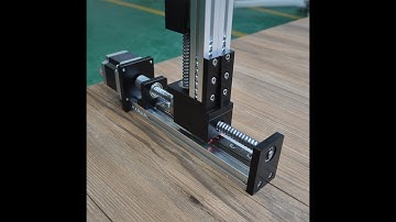 Best linear motion axis slide table stage ball screw stepper motor drive