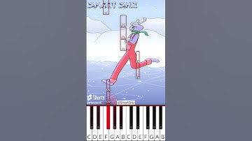 THE AMAZING DIGITAL CIRCUS Slickback Animation (@SmartShiz) - Octave Piano Tutorial