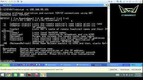 21 Enumeration nbstat Lab