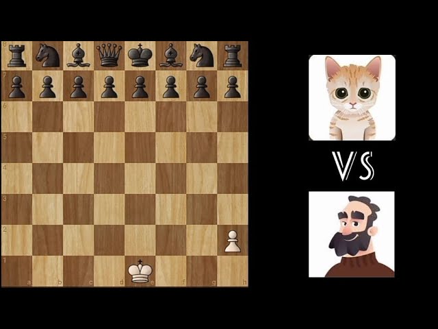 Can Mittens Beat Martin Using only ONE pawn ? 