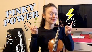 Pinky power!!! ⚡️ Solutions to all your 4th finger problems on violin [ + pdf ]