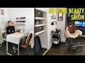 Setting up my home beauty salon | At Home Salon Tour