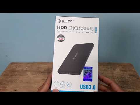 UNBOXING HDD ENCLOSURE ORICO 2189U3