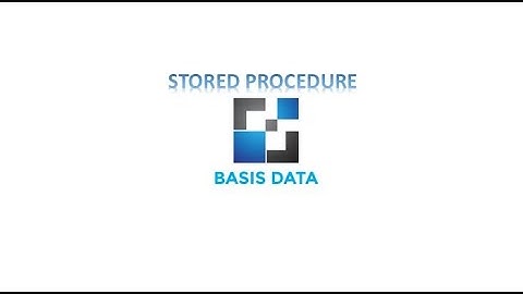 membuat stored procedure menggunakan parameter IN dan OUT, auto paham