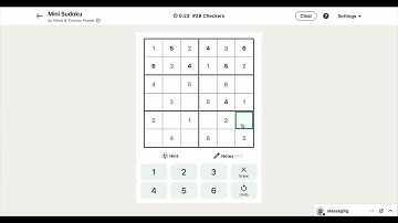 LinkedIn Mini Sudoku #28 Checkers | Today